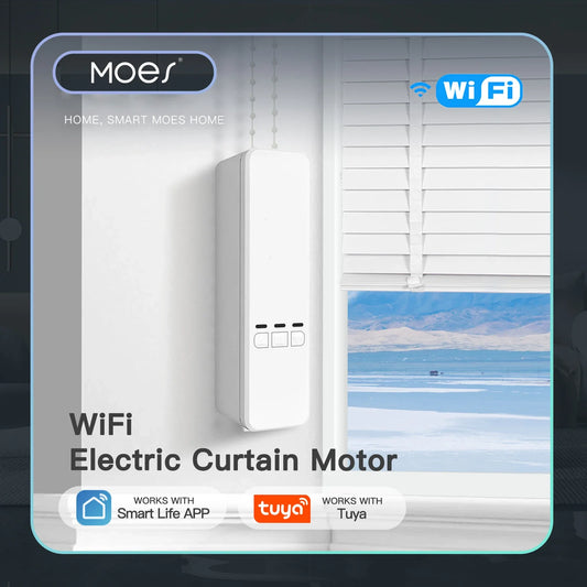 MOES Tuya WiFi Smart Roller Blind Motor with Remote Control