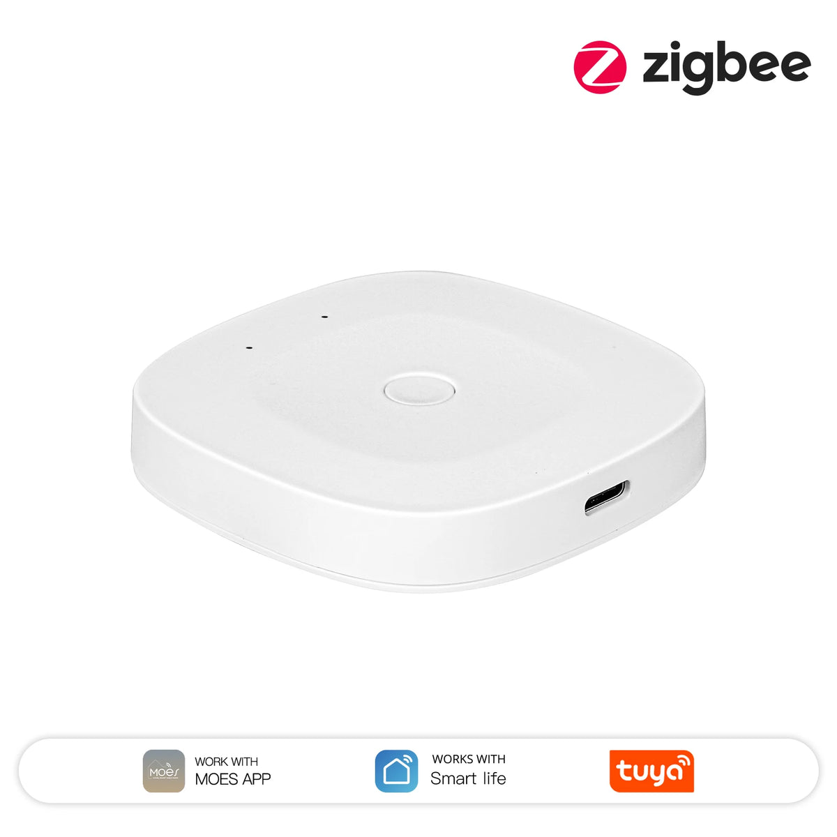 MOES Smart Home Hub With Bluetooth Zigbee And Tuya Compatibility