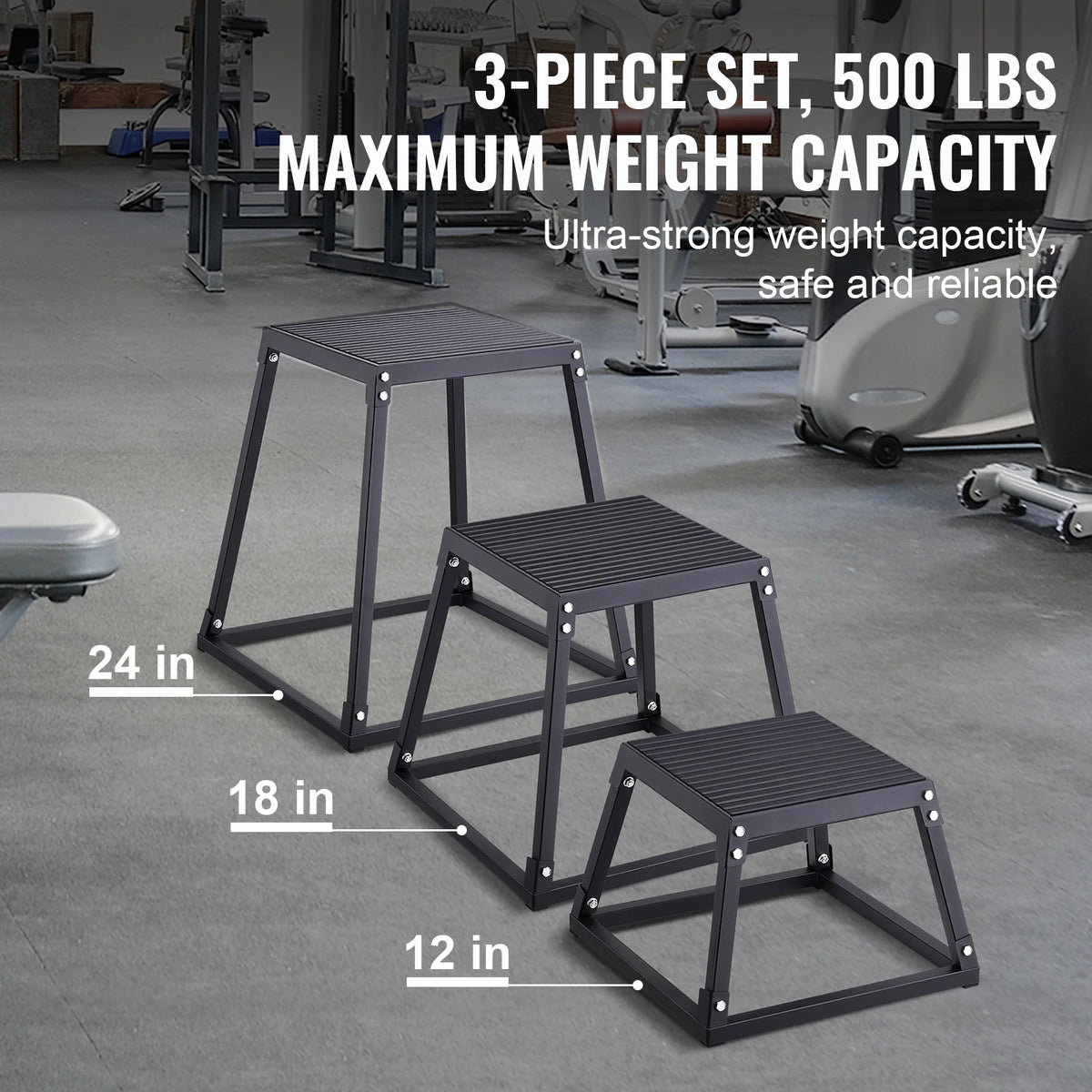 SucceBuy Plyometric Jump Box Platform For Agility Fitness Training