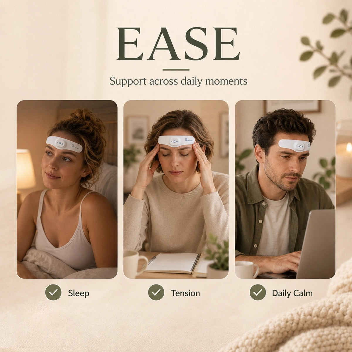 Jitesy Rechargeable EMS TENS Sleep Aid Device For Relaxation