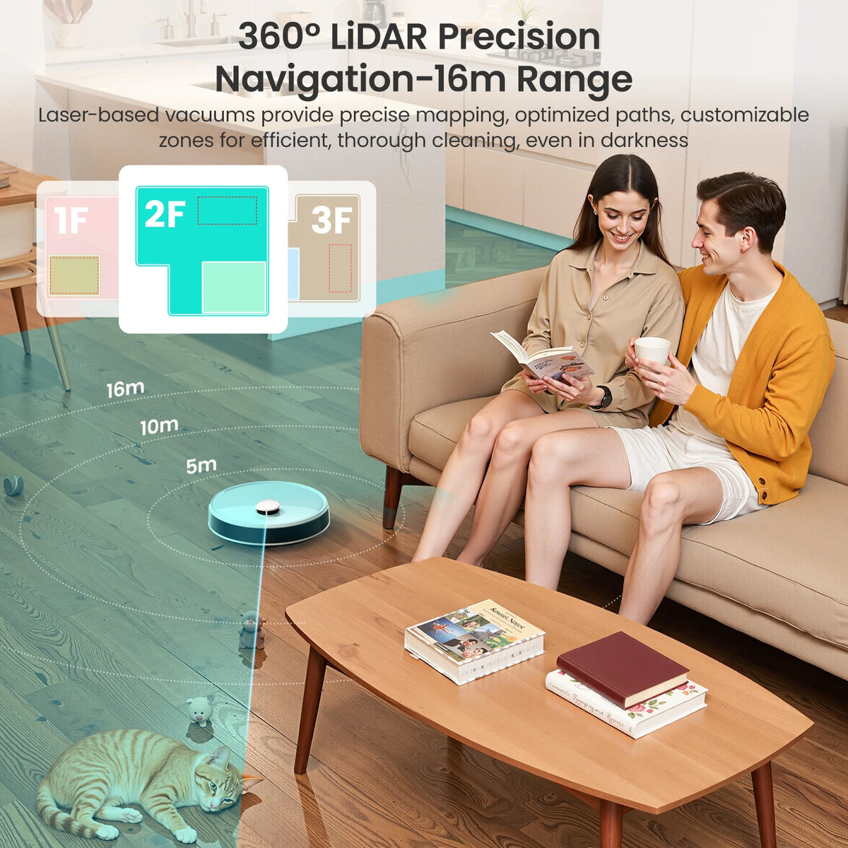 Lefant M3L Robot Vacuum Mop With Smart Cleaning Base Station