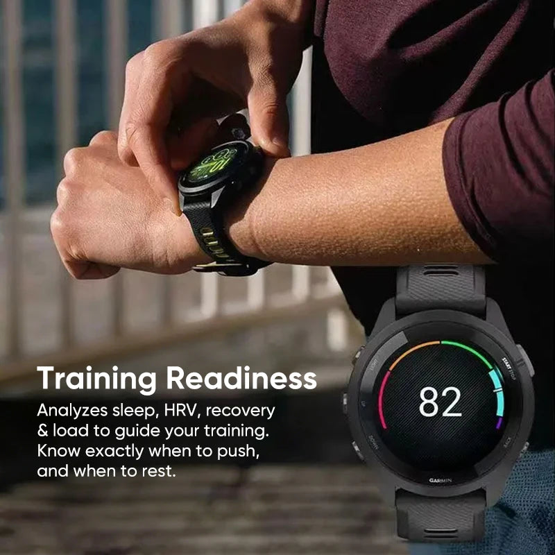 Garmin Forerunner 265 GPS Smartwatch With AMOLED Heart Rate Tracking