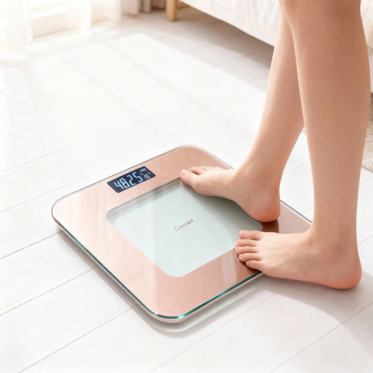 Digital Bathroom Scale With High Accuracy Sensor And LCD Display