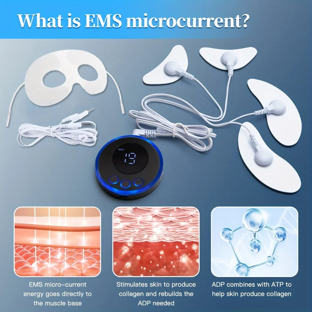Jitesy EMS Eye and Facial Massager for Skin Firming