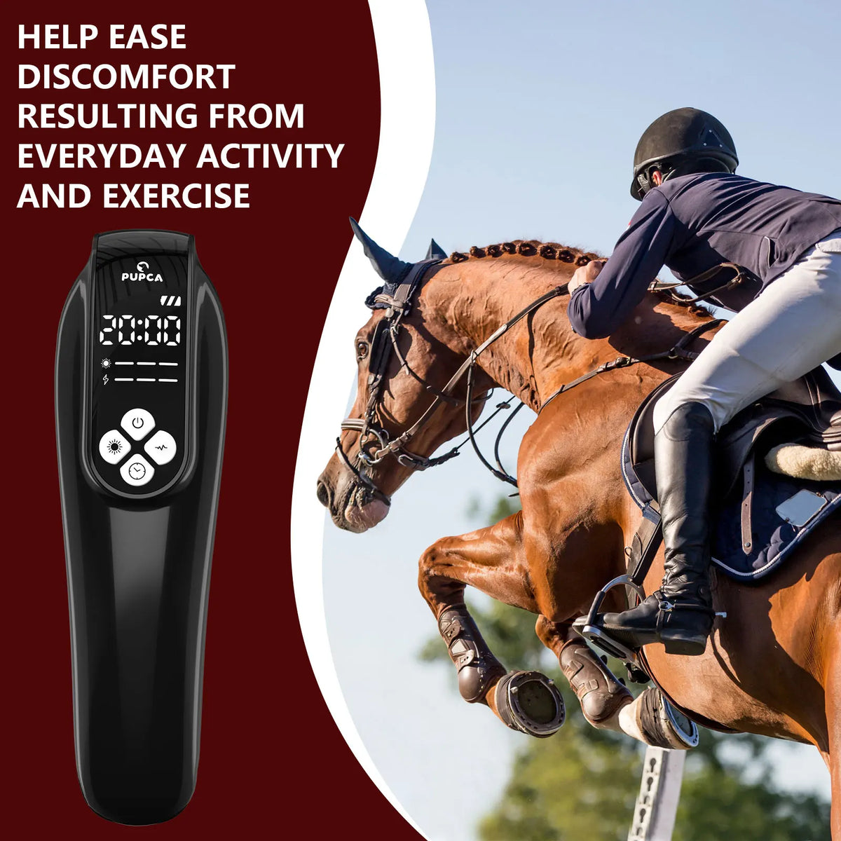 Portable 808nm Laser Therapy Device for Pets and Equine Care