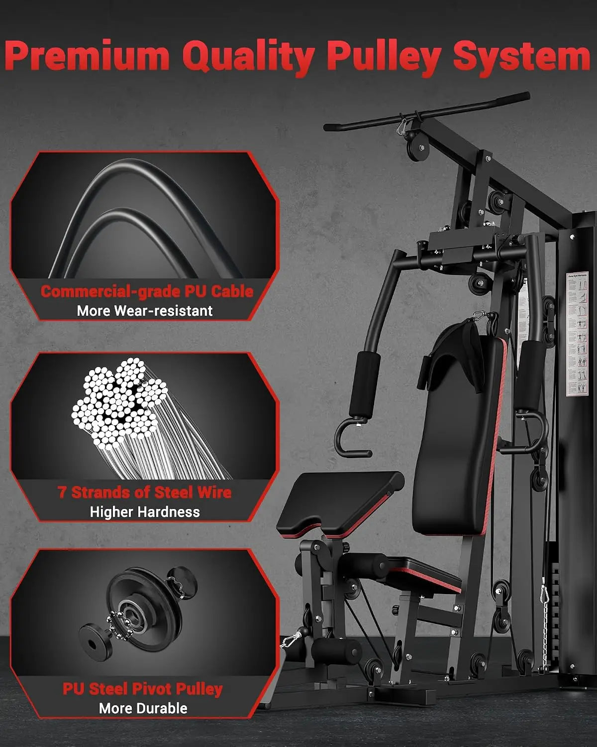 TWISTER.CK Multifunctional Home Gym Strength Training Workout Machine