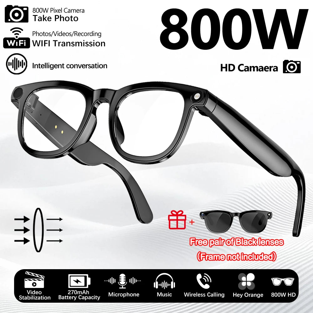 Yaocx AI Smart Glasses With HD Camera And Translation