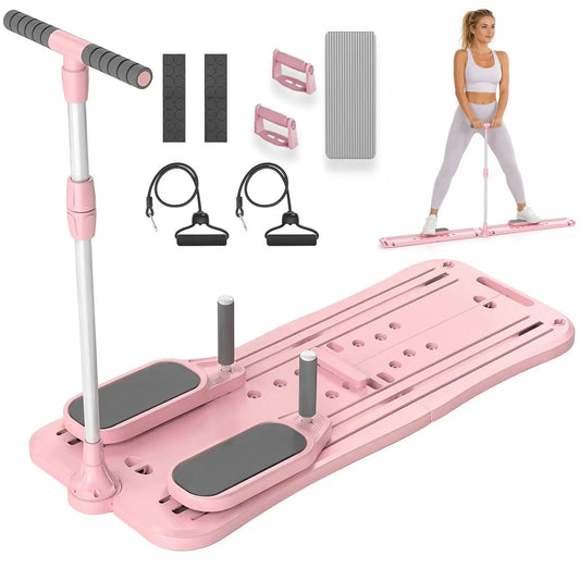 Foldable Pilates Board With Adjustable Resistance For Full Body Training