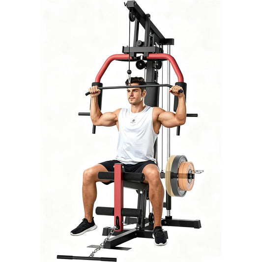 HiMISS 5-in-1 Home Gym System for Full Body Strength Training