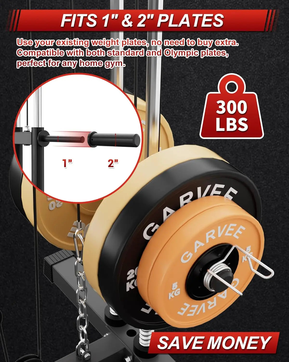 HiMISS 5-in-1 Home Gym System for Full Body Strength Training
