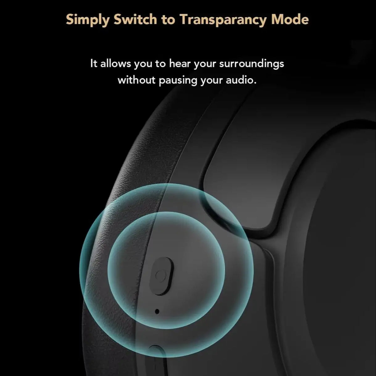 Nuroum Bluetooth 5.3 Wireless Headset ENC Noise Cancelling Microphone