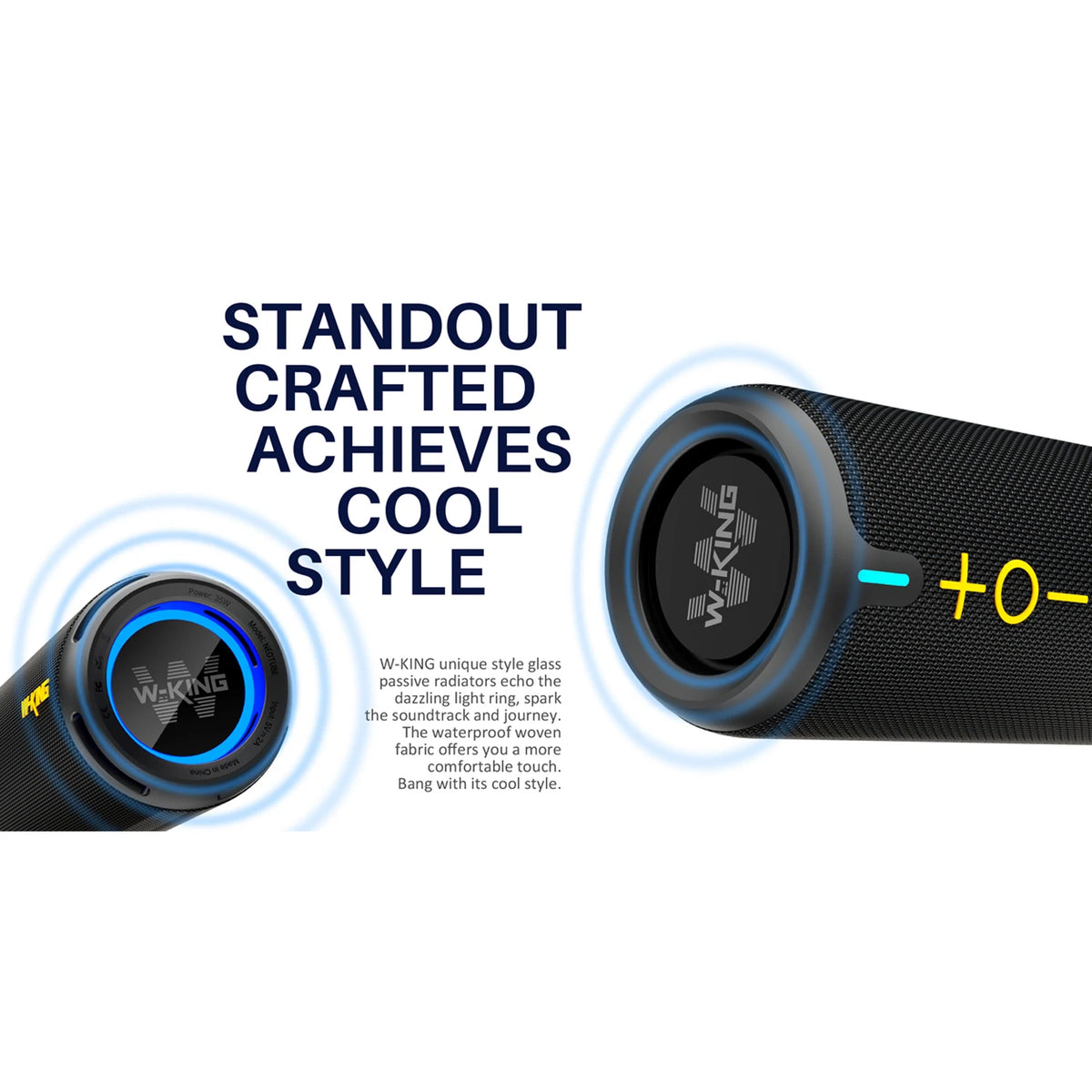 W-KING D320 Portable Waterproof Bluetooth Party Speaker