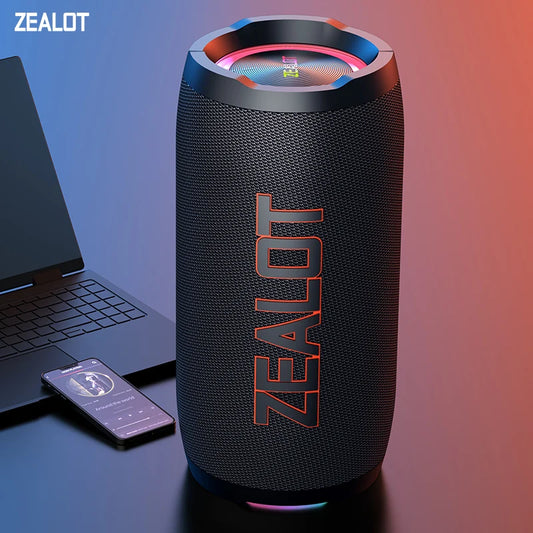 ZEALOT Portable Waterproof Bluetooth Speaker With Outdoor Stereo Sound