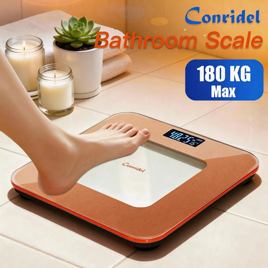 Digital Bathroom Scale With High Accuracy Sensor And LCD Display