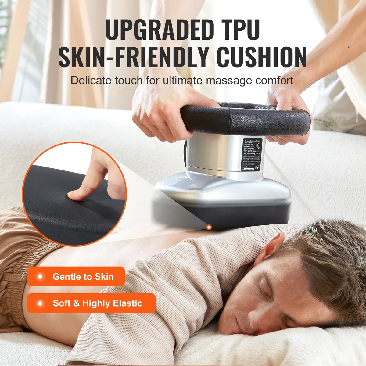 SucceBuy Variable Speed Heated Chiropractic Handheld Body Massager