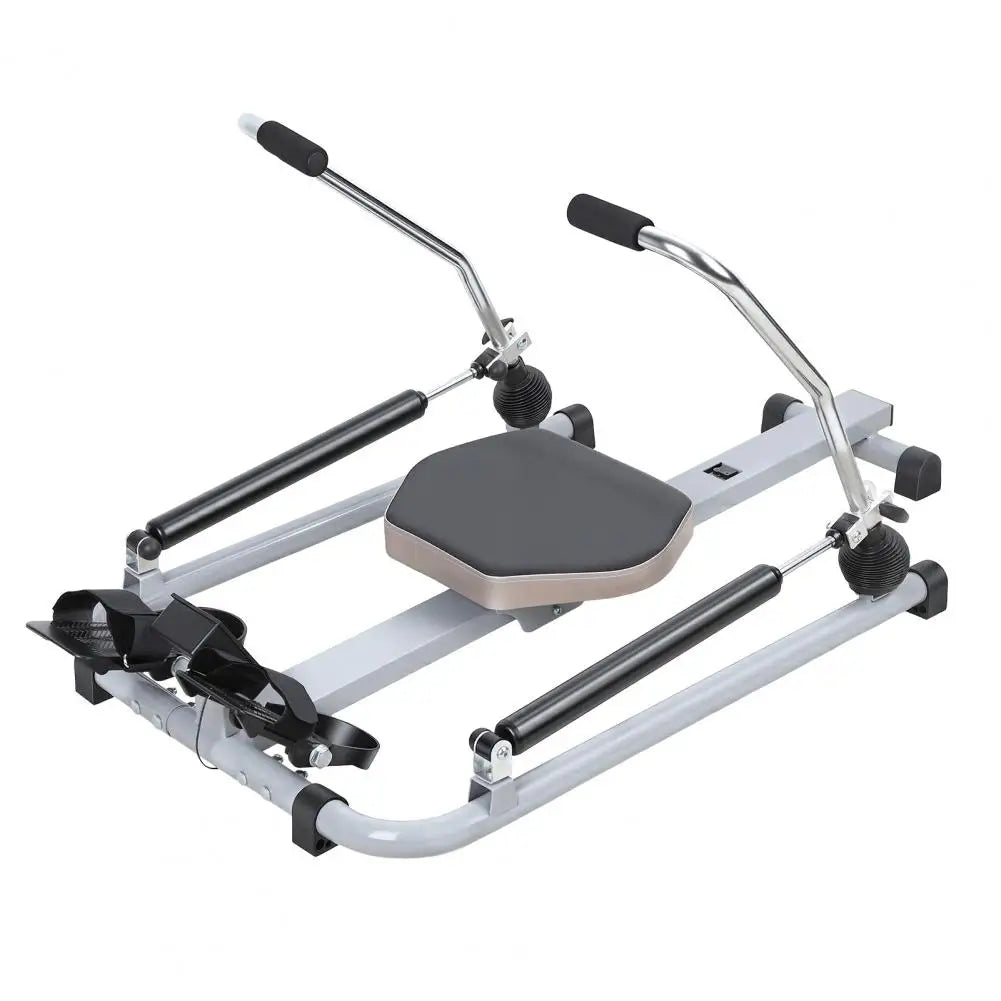 Home Hydraulic Rowing Machine With LCD Monitor And Adjustable Resistance