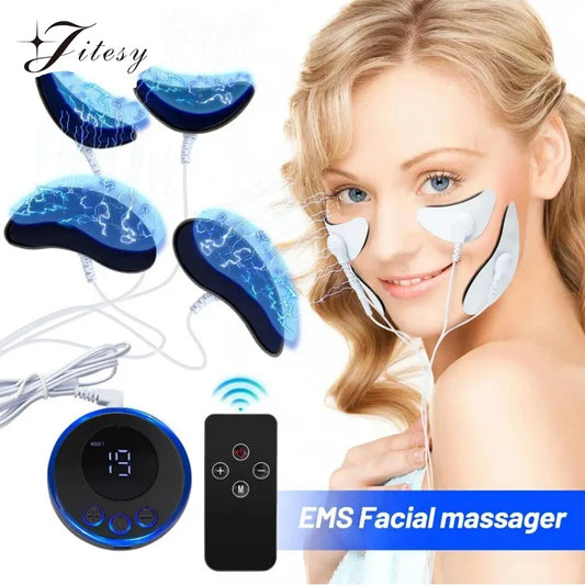 Jitesy EMS Eye and Facial Massager for Skin Firming
