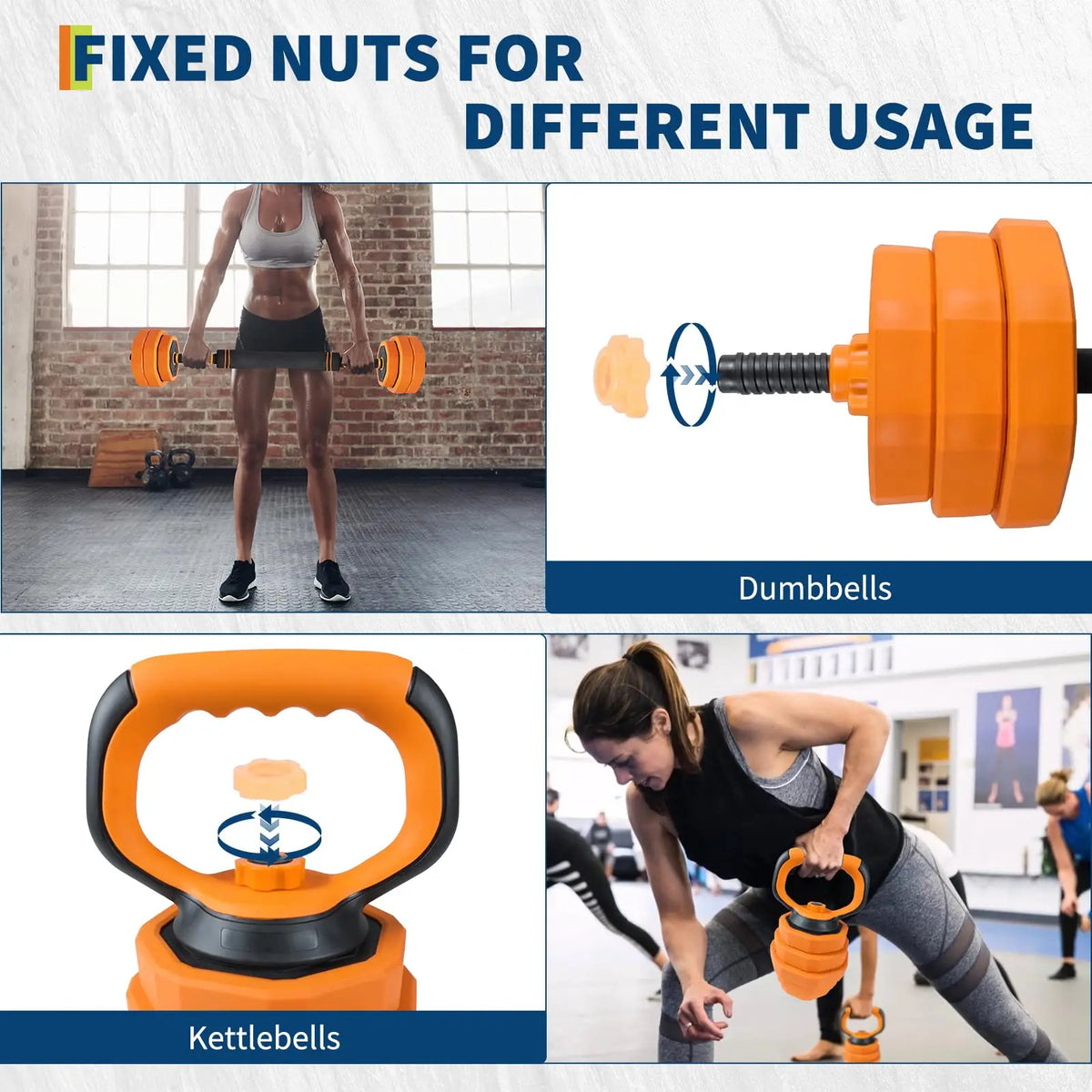 Adjustable Dumbbell Set With Barbell Connector For Home Gym