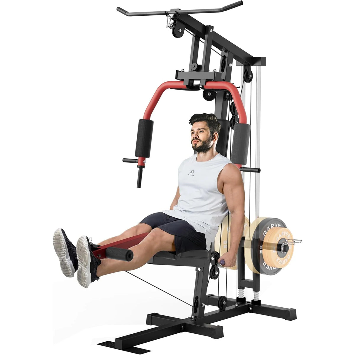 HiMISS 5-in-1 Home Gym System for Full Body Strength Training