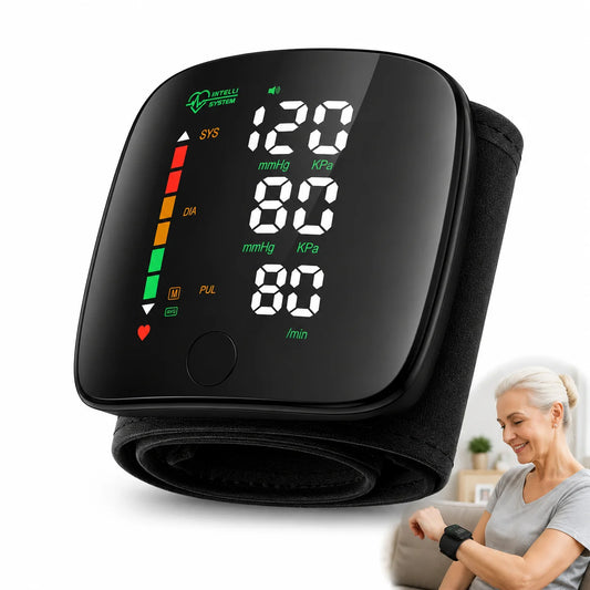 Jitesy Digital Wrist Blood Pressure Monitor With Voice Guidance